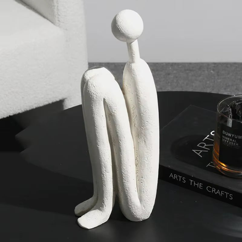 Korean Abstract Art Figure Statue Decoration Home Room Desktop Decoration Living Room Bookshelves Ornaments Indoor Art Crafts