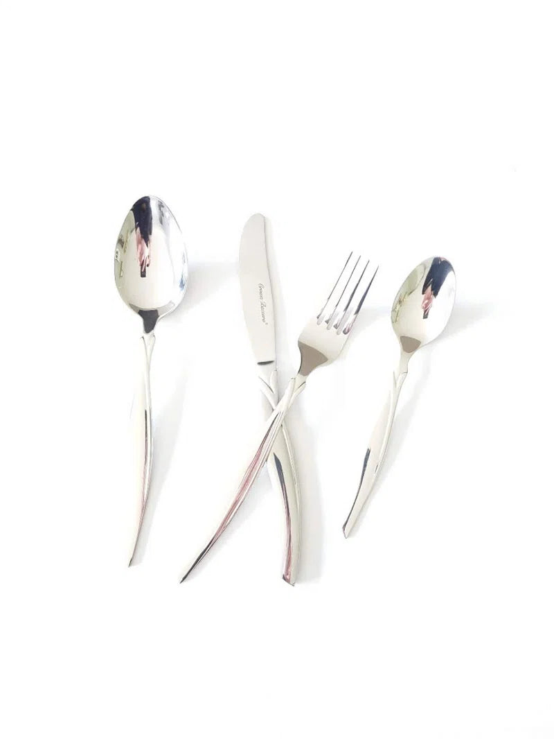 Albus 24 Piece 18/10 Stainless Steel Cutlery Set, Service for 6