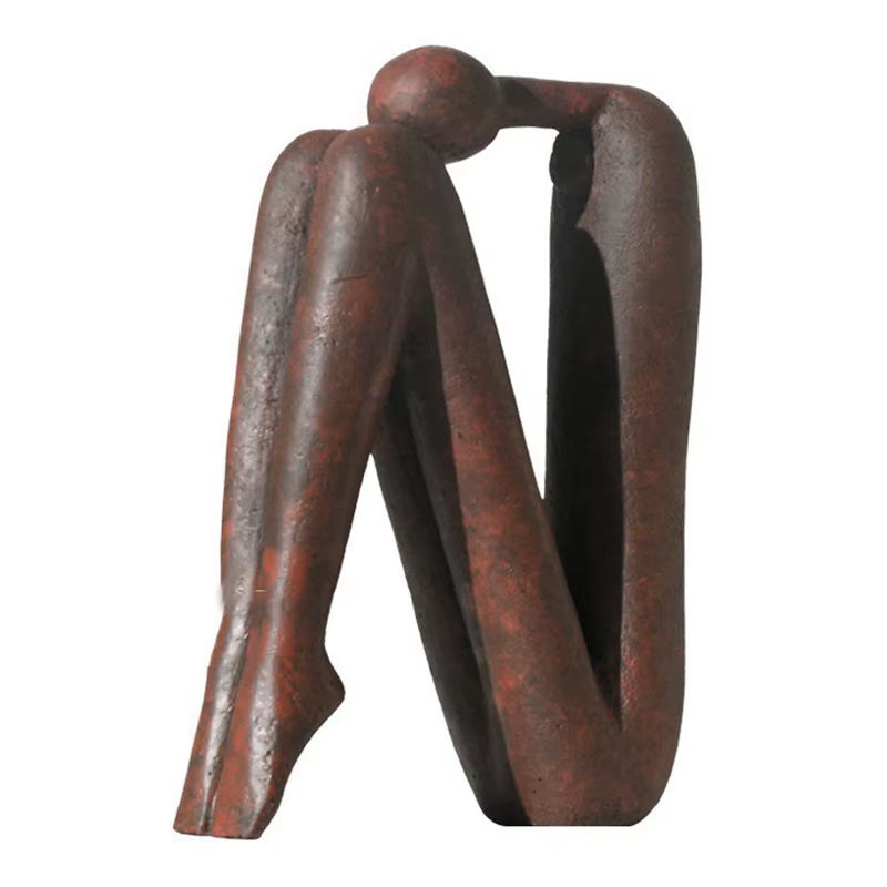 Korean Abstract Art Figure Statue Decoration Home Room Desktop Decoration Living Room Bookshelves Ornaments Indoor Art Crafts