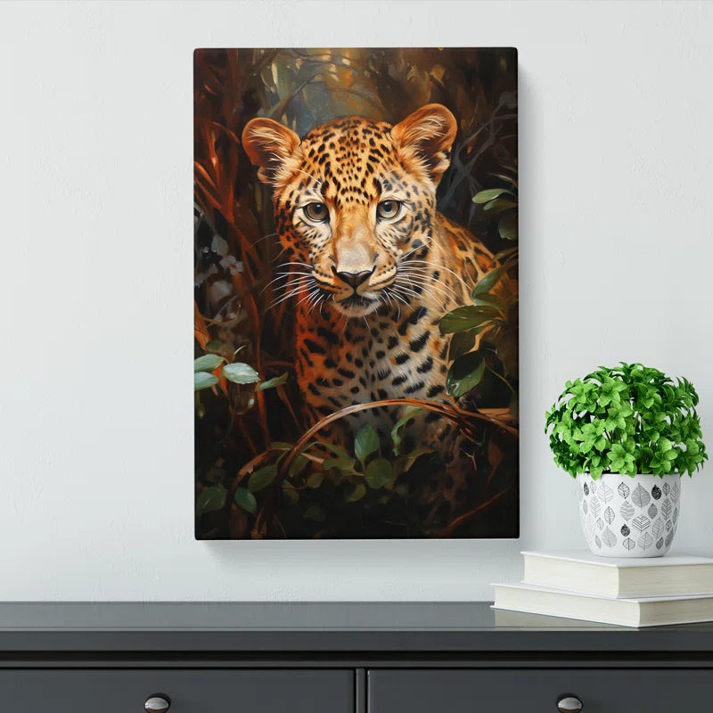 Leopard Realism Art - No Frame Print