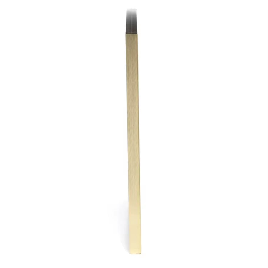 Picture Frame Metal Golden Photo Frame Classic Minimalist Desktop Decor 9X13 13X18 21X30Cm Pleixglass inside Certificate Frame