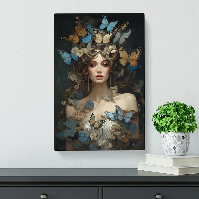 Butterfly Baroque Art - No Frame Print