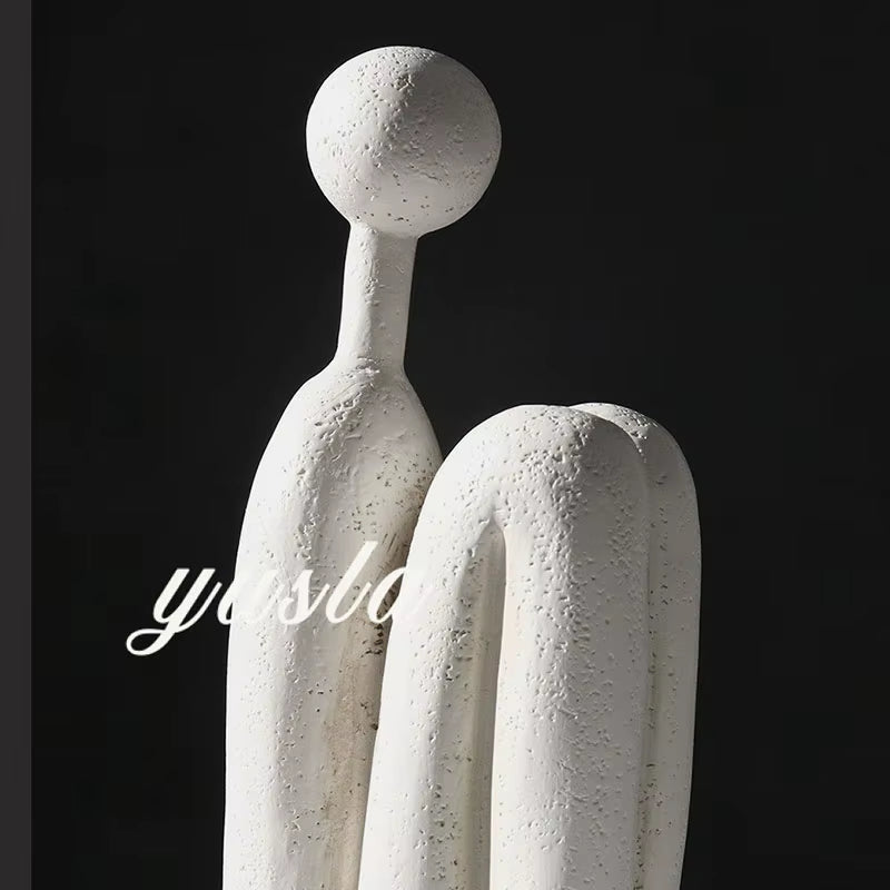 Korean Abstract Art Figure Statue Decoration Home Room Desktop Decoration Living Room Bookshelves Ornaments Indoor Art Crafts