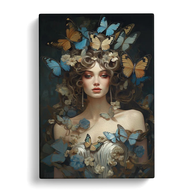 Butterfly Baroque Art - No Frame Print
