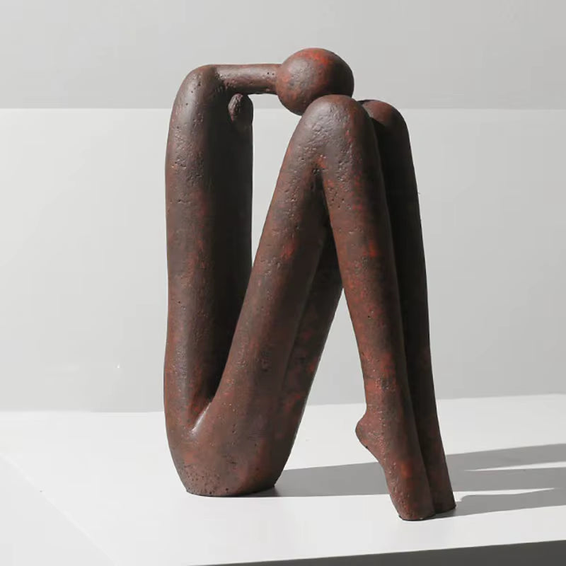 Korean Abstract Art Figure Statue Decoration Home Room Desktop Decoration Living Room Bookshelves Ornaments Indoor Art Crafts